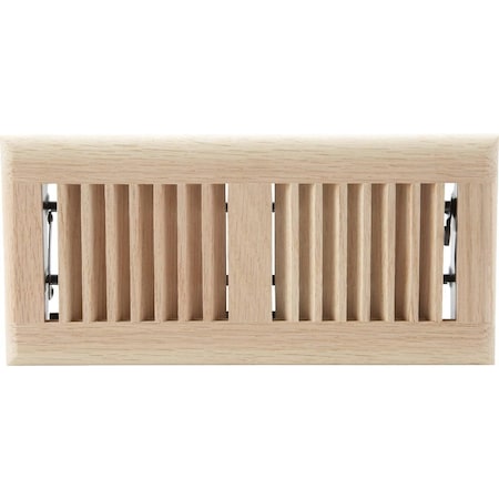 Home Impressions 4 In. x 10 In. Natural Oak Floor Register WF0410N0